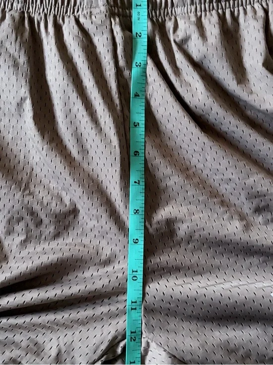 Alphalete LDB Mesh Athletic Shorts Brown Taupe L Gym Workout Gorpcore Aesthetic - Picture 6 of 7